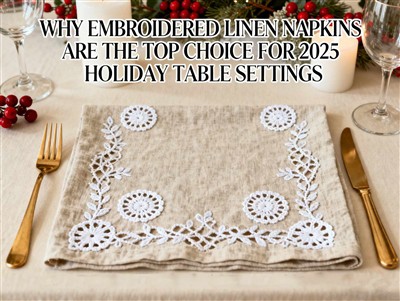 Why Embroidered Linen Napkins Are the Top Choice for 2025 Holiday Table Settings