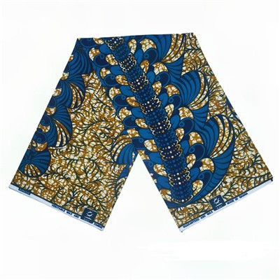 Polyester Wax Single Side Printed Fabric