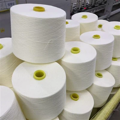 Recycled Cotton Polyester Blend Yarn