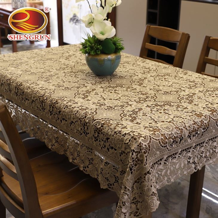 Table Cloth Custom With Garden Flowers Pattern