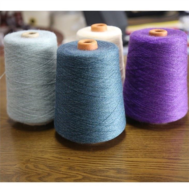 Anti-pilling Multicolor 100% Acrylic Knitting Colored Spun Yarn