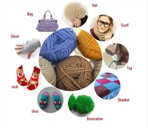 8S Acrylic Yarn Skeins For Hand Knitting